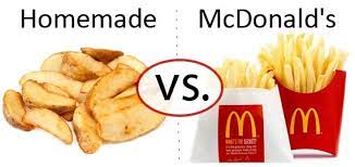 The nutritionist randomly selects 35 small orders of french fries and determines their calories. Nutrition Faceoff Potato Vs Mcdonald S Fries Healthcastle Com