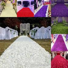 80cm x5 m is not in stock now, please do not buy!!! 10 M Lot 1 4 M Width Romantic White 3d Rose Petal Carpet Aisle Runner For Wedding Centerpieces Favors Party Decoration Supplies Carpet Shield Runner Suppliescarpet Stair Aliexpress