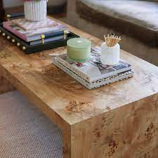 Burled wood coffee tables are an awesome statement piece to add to your home. How One Blogger Made A Diy Burl Wood Coffee Table