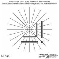 Test Chart Is Based On Ansi Isea Z87 1 2015 Standard