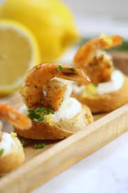 75+ easy appetizer recipes for parties {crowd pleasing ideas} easy shrimp appetizer recipe Creamy Shrimp Bruschetta Appetizer Recipe It Is A Keeper