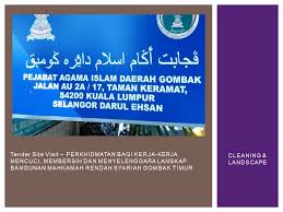 Mayoritas penduduk indonesia beragama islam. Pejabat Agama Islam Daerah Gombak Timur Kuala Lumpur Selangor