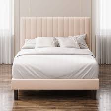 Zinus santiago 41 wood platform bed frame, queen. Debi Upholstered Platform Bed Frame Zinus