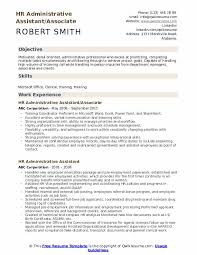 An effective administrative assistant resume. Hr Administrative Assistant Resume Samples Qwikresume