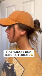 Hat Hair Bun Tutorial for Stylish Looks