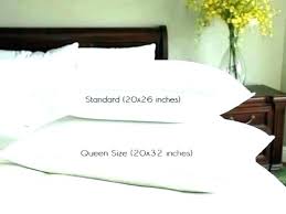 queen size pillow dimensions youroutfit info