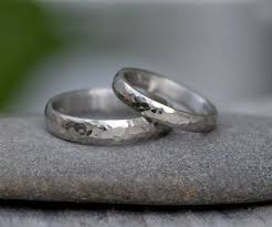 Platinum Wedding Band With Hammered Effect Platinum Wedding Ring 3mm Wide Or 4mm Wide Rustic Wedding Band Made To Order Platinum Wedding Band Platinum Wedding Rings Rustic Wedding Bands