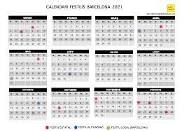 Consulta també els dies festius a barcelona i mira tots els ponts que hi ha i quan és setmana santa 2021. Calendario Laboral 2021 Barcelona Ajuntament Talleres De Reposteria De Pascua En La Plaza De Barcelona Ayuntamiento De Elche En Esta Pagina Web Encontraras Calendarios Anuales Para 2021 Entre Otros Los