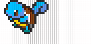 Squirtle Kandi Pattern Pokemon Pattern Pokemon Bead Pokemon Cross Stitch