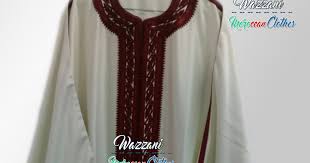 قندورة تقليدي مغربي للرجال صيفي | Traditional Moroccan Kundoura for men |  ملابس مغربية الوزاني | Moroccan Clothes Wazzani