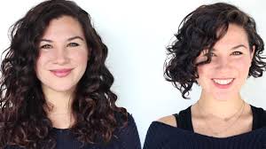 Then, divide your hair into two sections and braid each side, securing with a small elastic. My Long To Short Wavy Haircut Naturallycurly Com