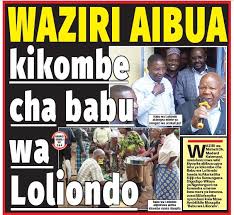 courtesy pastor ambilikile mwasapile, widely known as babu wa loliondo, was suffering from severe pneumonia. Waziri Aibua Kikombe Cha Babu Wa Loliondo