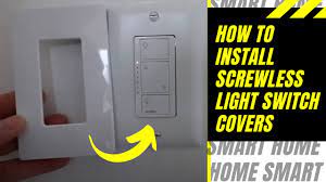 Learning how to replace a switch is a simple storage shed or home improvement project that will save you the cost of hiring an electrician to do the work for you. Screwless Light Switch Cover Installation Youtube