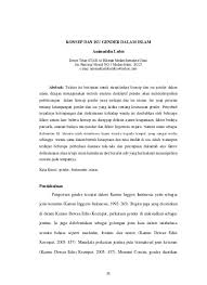 Maybe you would like to learn more about one of these? Top Pdf Konsep Dan Isu Gender Dalam Islam 123dok Com