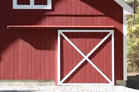 Red barn paint color sw 7591 by sherwin williams. Sliding Barn Doors The Barn Yard Great Country Garages