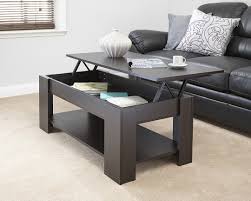 Elke round glass coffee table with brass base. Espresso Julie Lift Up Top Coffee Table With Storage Living Room