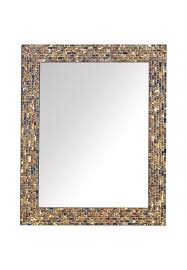 Other mirrors may look similar, but watch out for mosaic stickers that make a mosaic pattern but are not actual mosaic tiles nor handmade. Buy 30 X24 Multi Colored And Gold Luxe Mosaic Glass Mirror Online Decorshore