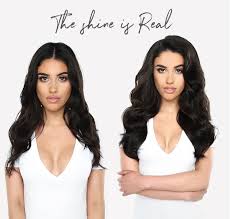 Hair extensions clip in 18 22 brown black red ginger real hair feel straight. Clip In Human Hair Extensions Beauty Works