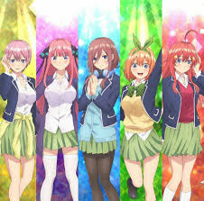 Gotoubun No Hanayome Ilustrasi Karakter Gadis Animasi Animasi