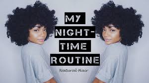 Or, do you care for your natural hair when it is convenient for you? How To Afro Night Time Routine Un Ruly