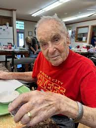 February 8th Dennis Weber turns 97. Dad is currently living in Willmar and  doing great in his new environment. (Dad does miss his hometown of  Whittemore but understands longtime close friends &