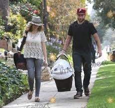 #teresa palmer #tez #bodhi rain #forest sage #vogue #photoshoot #color. Photos And Pictures Photo By Dgrf Starmaxinc Com Star Max 2014 All Rights Reserved Telephone Fax 212 995 1196 3 4 14 Teresa Palmer With Her Husband Mark Webber Out And About With Their New Baby Boy