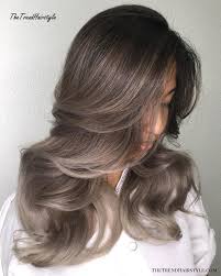 Ash grey hair color men long hair. Brownish Grey Enchantment 45 Ideas Of Gray And Silver Highlights On Brown Hair The Trending Hairstyle