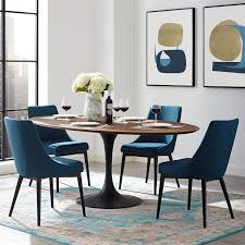 This is a big steel table for your patio. Amazon Com Modway Lippa 78 Oval Shaped Mid Century Modern Dining Table With Walnut Top And Black Base Tables