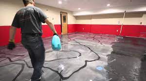 Looking to do it yourself and don't know how? Designer Metallic Epoxy Floor Installation Youtube