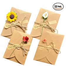 If you have ever designed your own card, only to find that it does not fit the standard envelope, knows what it is like to wish you could make your own envelope. Handmade Greeting Card Diy Invitation Envelope Thank You Flower Postcard 12 Pack 6 99 Picclick