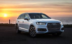 Download Wallpapers 4k Audi Q7 2017 Suv White Q7 Luxury Cars German Cars Audi Besthqwallpapers Com Audi Q7 Audi Audi Cars