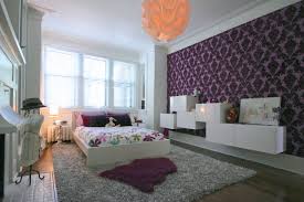 Maybe you would like to learn more about one of these? Luxury Teen Bedroom Design Ideas With Full Purple Art Wallpaper Layjao