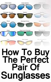 how to choose the right sunglasses for your face shape