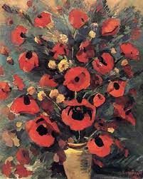 Yournal Wild Poppies Illustration Art