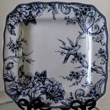 222 Fifth Adelaide Blue New 10 3 4 Inch Dinner Plates Square Porcelaine Set Of 4 Ebay Blue And White China Blue And White Blue White Decor