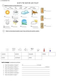 The Weather Interactive And Downloadable Worksheet You Can Do The Exercises Online Or Download The English As A Second Language Weather Like Today Weather Esl
