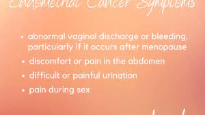 The first sign is most often vaginal bleeding not associated with a menstrual period. Warning Signs Of Endometrial Cancer Prof Andreas Obermair Professor Andreas Obermair