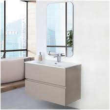 Bagno italia offre mobili bagno moderni da 71 a 100 cm. Feridras Mobile Bagno Sospeso 90 Cm Tortora 2 Cassetti Specchio Moderno 803002 Eprice
