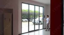 Soundproof Energy Saving Aluminium Sliding Door Price Tempered Glass Patio  Shower Glass Sliding Door