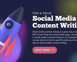 Image of Social media posts content writing