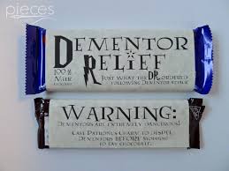 Pieces By Polly Harry Potter Valentine Printable Dementor Relief Chocolate Bar Wrappers