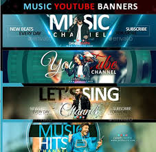 40 Youtube Banner Template Psd For Channel Art Texty Cafe Banners Music Youtube Banners Youtube Banner Template