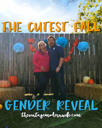 The Cutest Fall Gender Reveal