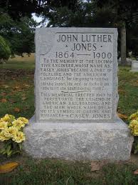 John Luther Casey Jones American Folk Figure He Was Killed In Train Wreck Illinois Central Train 1 The Cannonball Casey Jones Famous Graves Headstones