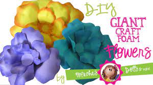 Maybe you would like to learn more about one of these? Diy Giant Flowers Fun Foam Craft Youtube