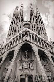 Today many of his exquisite buildings there are listed by unesco as world heritage sites. Architecture Antoni Gaudi La Sagrada Familia Barcelona Spain Sepia Photograph By Chuck Kuhn
