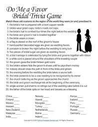 Saturday is considered the unluckiest day to marry. Wedding Trivia Do Me A Favor