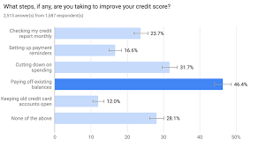 Question How Are Consumers Looking To Improve Credit Scores