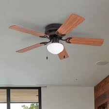 The ozone ceiling fan from possini euro design (patent pending) is a low profile flushmount fan with some truly revolutionary design elements. Prominence Home Alvina Ceiling Fan Traditional Hugger Low Profile Led Globe Light Bronze 42 Inch Overstock 25738832