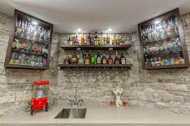 Select paint colors that will highlight the bar's rich design, such as red, ivory, or perhaps a vibrant purple. Basement Bar Ideas Design Simple Ideas For Small Large Bar